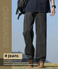 Loose Polyester Men's Jeans for Casual Spring and Autumn