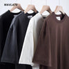WAVLATII 260 GSM Casual Oversized T-Shirts for Men