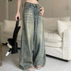 Y2K High Waist Loose Jeans for Women - Retro Vintage Style