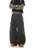 Camouflage Denim Baggy Wide-leg Pants for Men