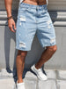 Water Buffalo Denim Casual Shorts for Men - Summer Style