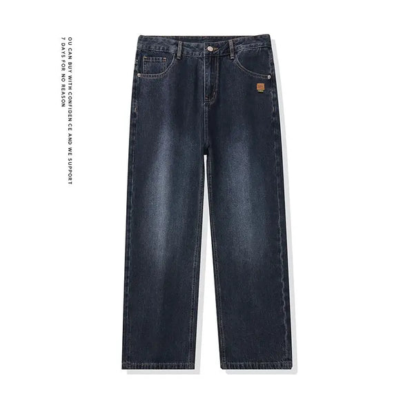 Men's American Retro Baggy Wide Leg Denim Jeans