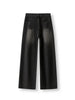 Y2K High Waist Baggy Women's Jeans in Black Gray