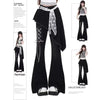 High Waist Vintage Slim Micro-flare Jeans for Women
