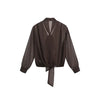 Chiffon Vintage Bow Blouse for Women - Casual Office Top