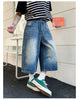 Men's Vintage High Waist Wide Leg Denim Jeans for Casual Wear