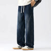 Men's Casual Loose Straight Jeans - 100% Cotton
