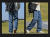 Loose Polyester Men's Jeans for Casual Spring and Autumn