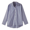 Striped Casual Blouse for Women - Long Sleeve Polyester