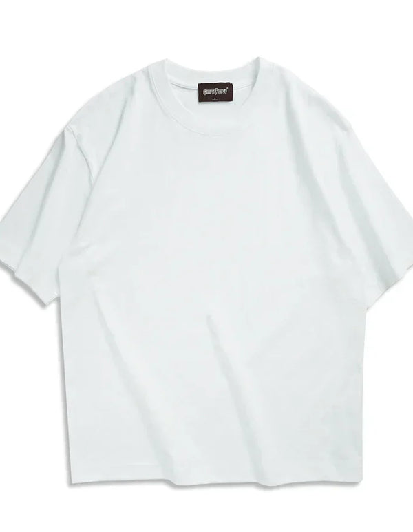 WAVLATII 260 GSM Casual Oversized T-Shirts for Men