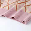 Oversized Letter Jacquard Knit Pullover for Women