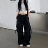 Vintage Loose Wide Leg Cargo Pants for Women