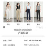 High-Waisted Lightweight Cropped Pants for Women