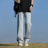 Loose Polyester Men's Jeans for Casual Spring and Autumn