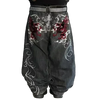 Cargo Pants for Women - Embroidered Baggy Jeans
