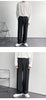 Men's White Baggy Wide Pants for Casual Spring Wear