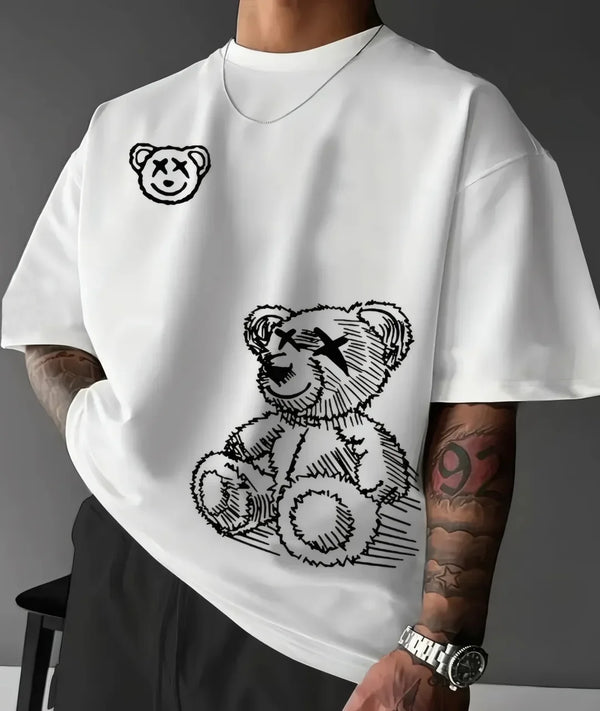 Men's Polyester Casual Summer Tees - Soft & Quick Dry