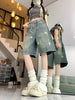Floral Print Wide Leg Women's Jeans - Casual Comfort Denim