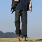 Loose Polyester Men's Jeans for Casual Spring and Autumn
