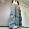 Vintage Loose Wide Leg Cargo Pants for Women