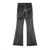 High Waist Vintage Slim Micro-flare Jeans for Women
