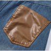 Blue High Waist Wide Leg Jeans for Women