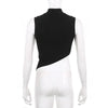 Y2K Women’s Sleeveless Knit Crop Top - Fitted & Stretchy