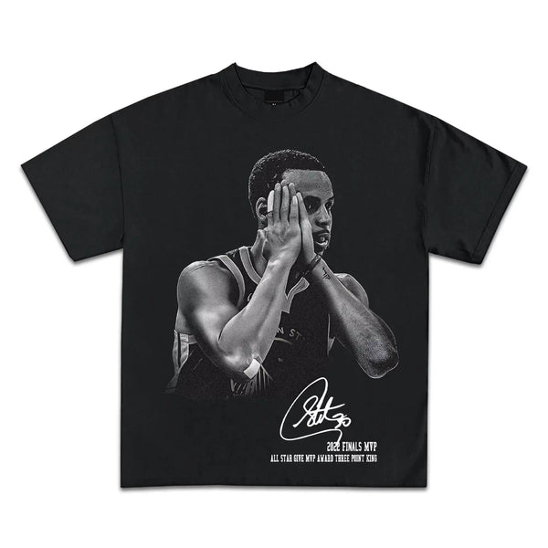 Vintage Hip-Hop Graphic T-Shirt for Men - Cotton Tee