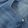 Blue High Waist Wide Leg Jeans for Women