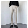 Men's White Baggy Wide Pants for Casual Spring Wear