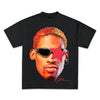 Vintage Hip-Hop Graphic T-Shirt for Men - Cotton Tee