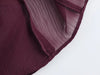 Elegant Women's V-neck Chiffon Blouse with Ruffles