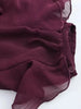Elegant Women's V-neck Chiffon Blouse with Ruffles