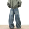 Men's Wide Leg Denim Jeans for Casual Streetwear