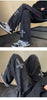 Y2K Embroidered Straight Denim Jeans for Men