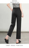 High-Waisted Lightweight Cropped Pants for Women