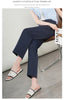 High-Waisted Lightweight Cropped Pants for Women