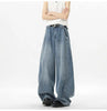 IEFB Wide Leg Baggy Men's Denim Pants - Summer Style