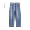 Men's American Retro Baggy Wide Leg Denim Jeans