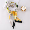 Fashion Gorgeous Printing Mesh Red Style Contrast Color Silky Scarf