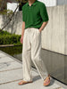 Linen Casual Straight-leg Wide Leg Pants