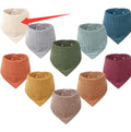Baby Headscarf, Saliva Bib, Pure Cotton