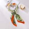 Fashion Gorgeous Printing Mesh Red Style Contrast Color Silky Scarf