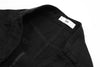 Black Denim Loose Wide-leg Pants For Men
